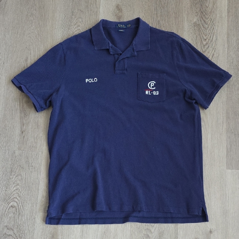 Polo by Ralph Lauren Men's Navy Blue CP-93 Polo Shirt